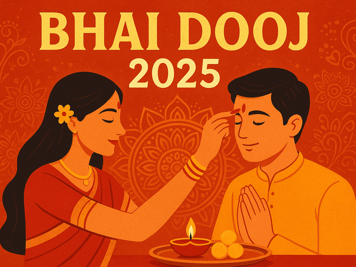 When is Bhai Dooj in 2025? Confirmed Date, Timings, Tilak Murhat & Heartfelt Wishes for Your Brother