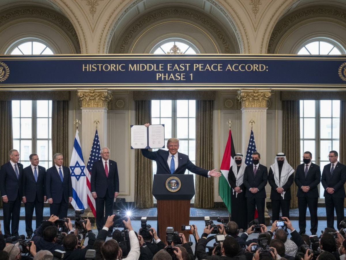 Trump Reveals Israel-Hamas’s First Phase of Signing Agreement, Says Hostages to be Released Soon