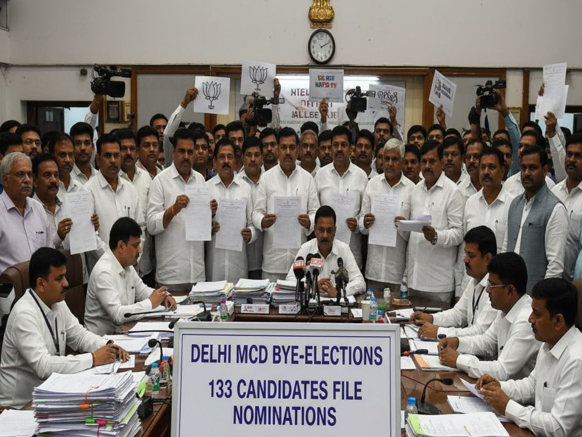 133 Candidates File Nominations for Delhi MCD Bye-Elections For 12 Wards; Voting on November 30