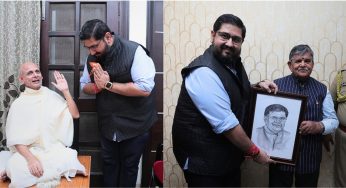 Governor of Punjab and Sahil Luthra Join in Spiritual Dialogue with Shri Hansratna Surishwarji Maharaj Ji