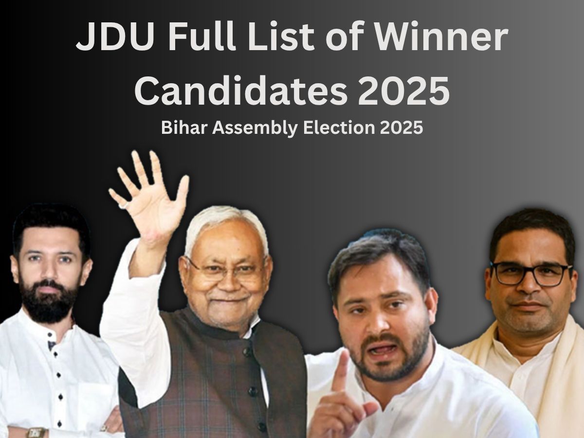 Check Full list of JDU Winner Candidates 2025| Bihar Assembly Election Results 2025 (results.eci.gov.in)