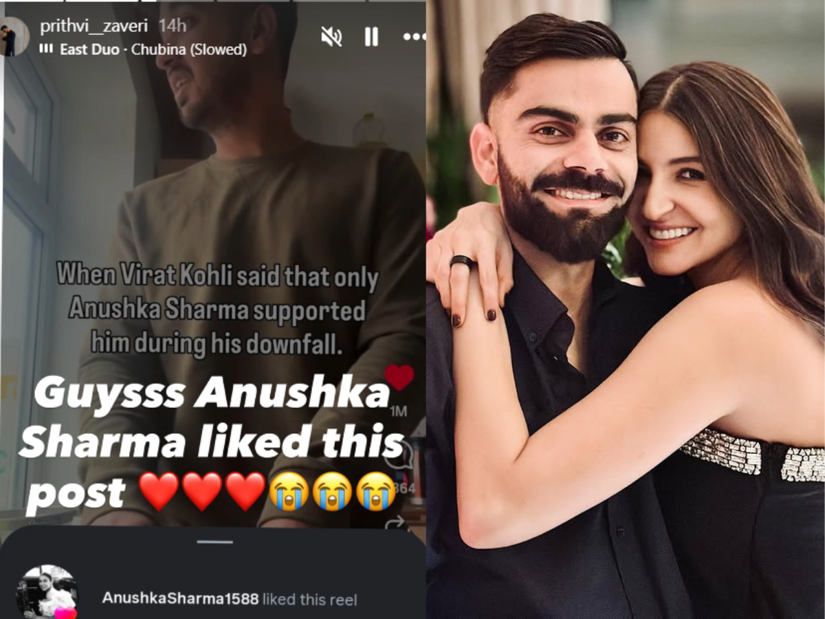 Anushka Sharma Likes Funny Reel About Virat Kohli’s Emotional Confession Goes Viral| WATCH