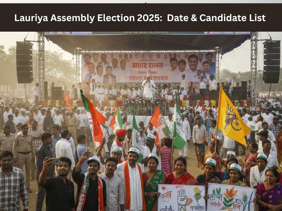 Lauriya Election 2025 Date: Check Polling, Result Date, Full List of Candidates; Know More About Vidhan Sabha Chunav