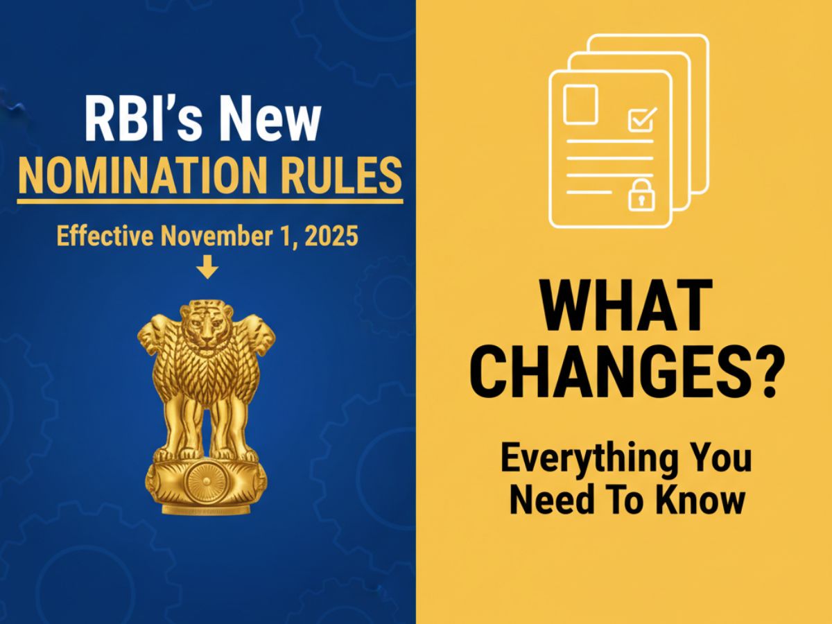 RBI’s New Banking Nomination Rules: What Changes from November 1, 2025 | Everything You Need To Know