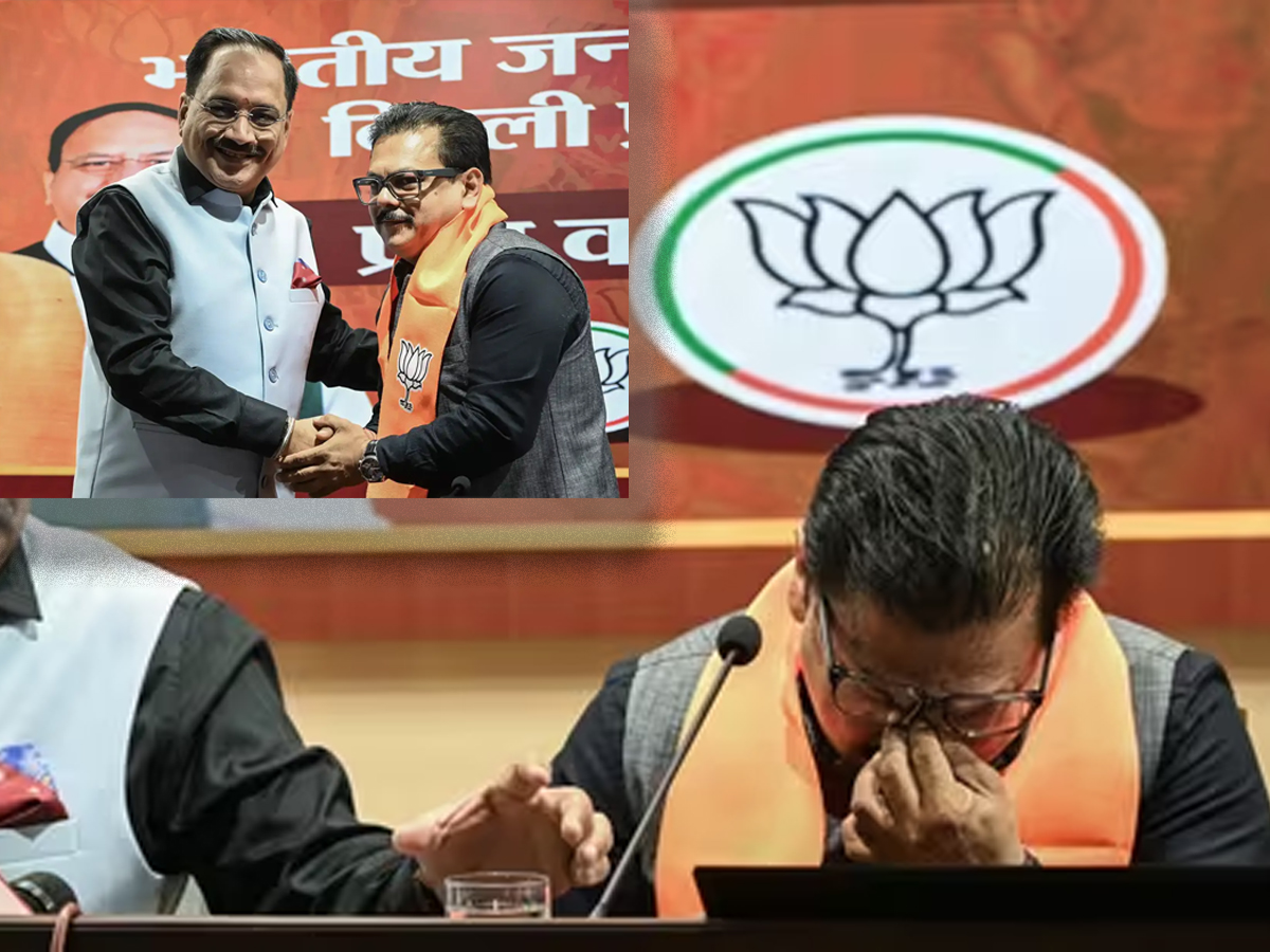 Rajesh Gupta Gets Emotional After Quitting AAP for BJP, Advises Kejriwal to ‘Respect Workers’ | Watch