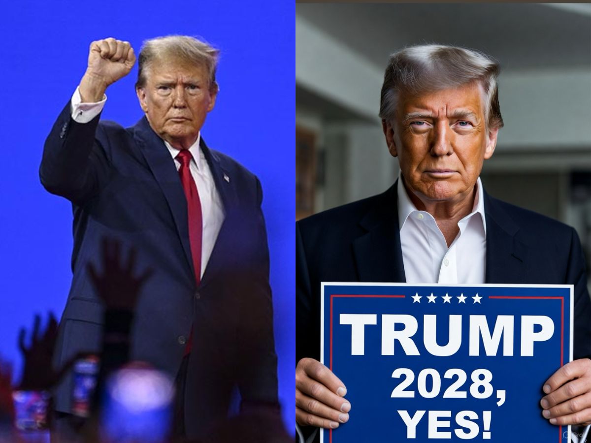 Trump to Run in 2028 Presidential Election? AI-Generated ‘Trump 2028’ Image Sparks Debate on Third-Term Possibility