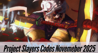 Project Slayers Codes Novemeber 2025: Check List of Active Codes | Project Slayers Codes