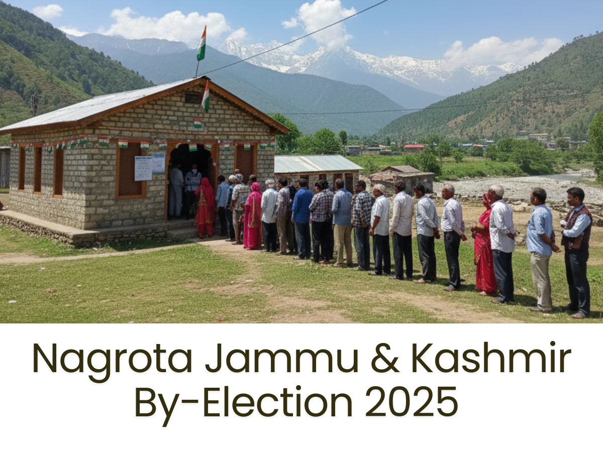 Nagrota Jammu & Kashmir By-Election 2025 Date: Candidates, Result Date; All You Need To Know About Nagrota By-Elections Seat