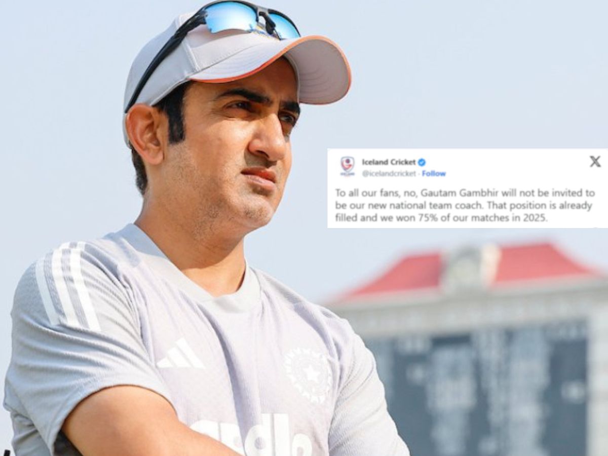 Gautam Gambhir Targeted by Iceland Cricket as India Face 0–2 Test Rout | All You Need To Know