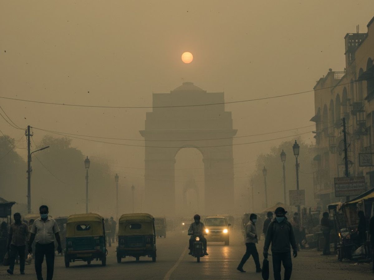 Capital Chokes as Air Quality Crosses 400-Mark, Nears ‘Severe’ Category
