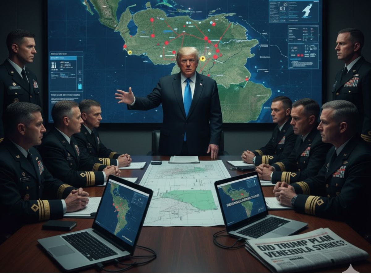 Did Trump Plan Venezuela Strikes? A Denial, a Naval Buildup, and a Divided Opposition