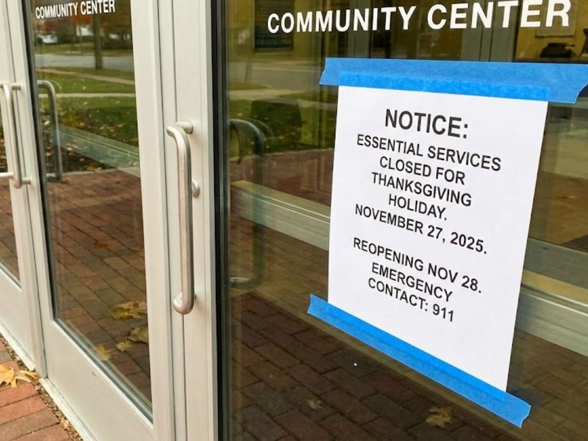 Essential Services Closing for Thanksgiving 2025; Know What’s Open & Closed – Market, Stocks, Trades, Public Sector