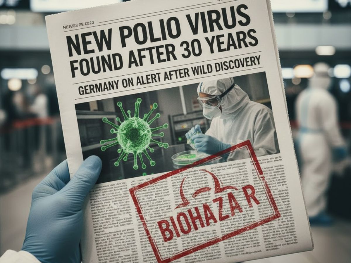 Polio’s Unwanted Return: New Polio Virus Found After 30-Years; Germany on Alert After Wild Discovery
