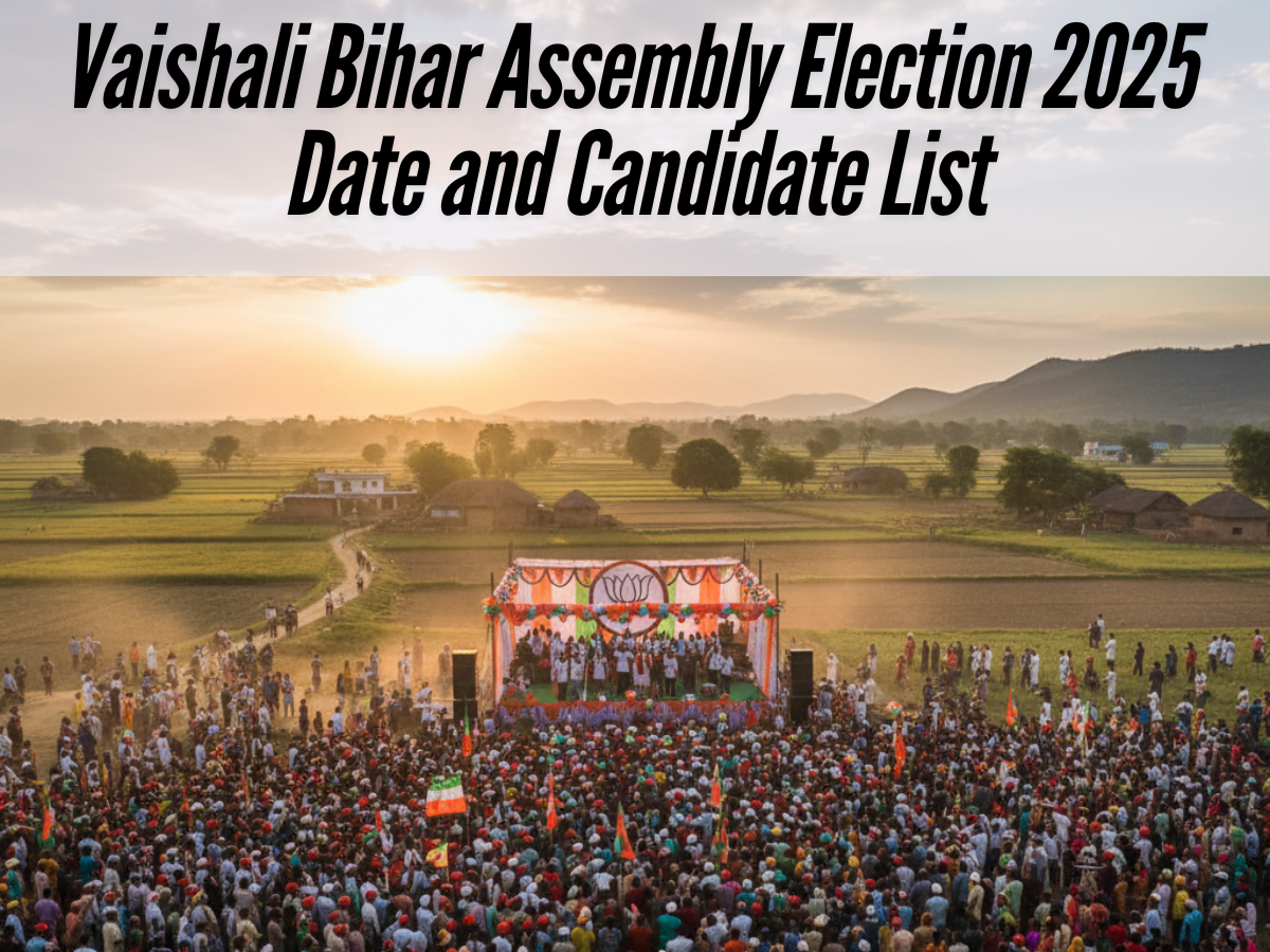 Vaishali Bihar Election 2025 Date: Candidates, Result Date; All You Need To Know About Vaishali Vidhan Sabha Seat