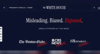 White House Launches Database Calling Out ‘Biased’ Reporting on Trump