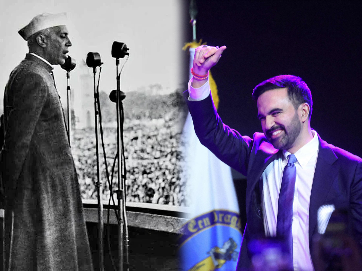 ‘Tryst With Destiny’: Zohran Mamdani Quotes Nehru in His Historic Victory Speech | Watch