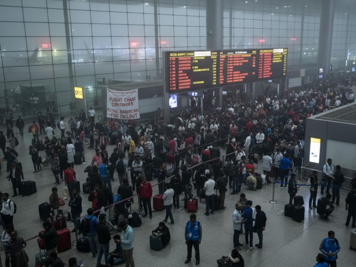 Flight Chaos Continues at Delhi Airport: 131 Cancelled, 500 Delayed Amid Fog Fallout