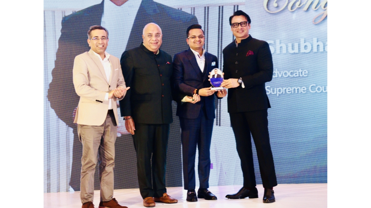 Advocate Shubham Awasthi Honored with Prestigious “40 Under 40 Lawyer Award”