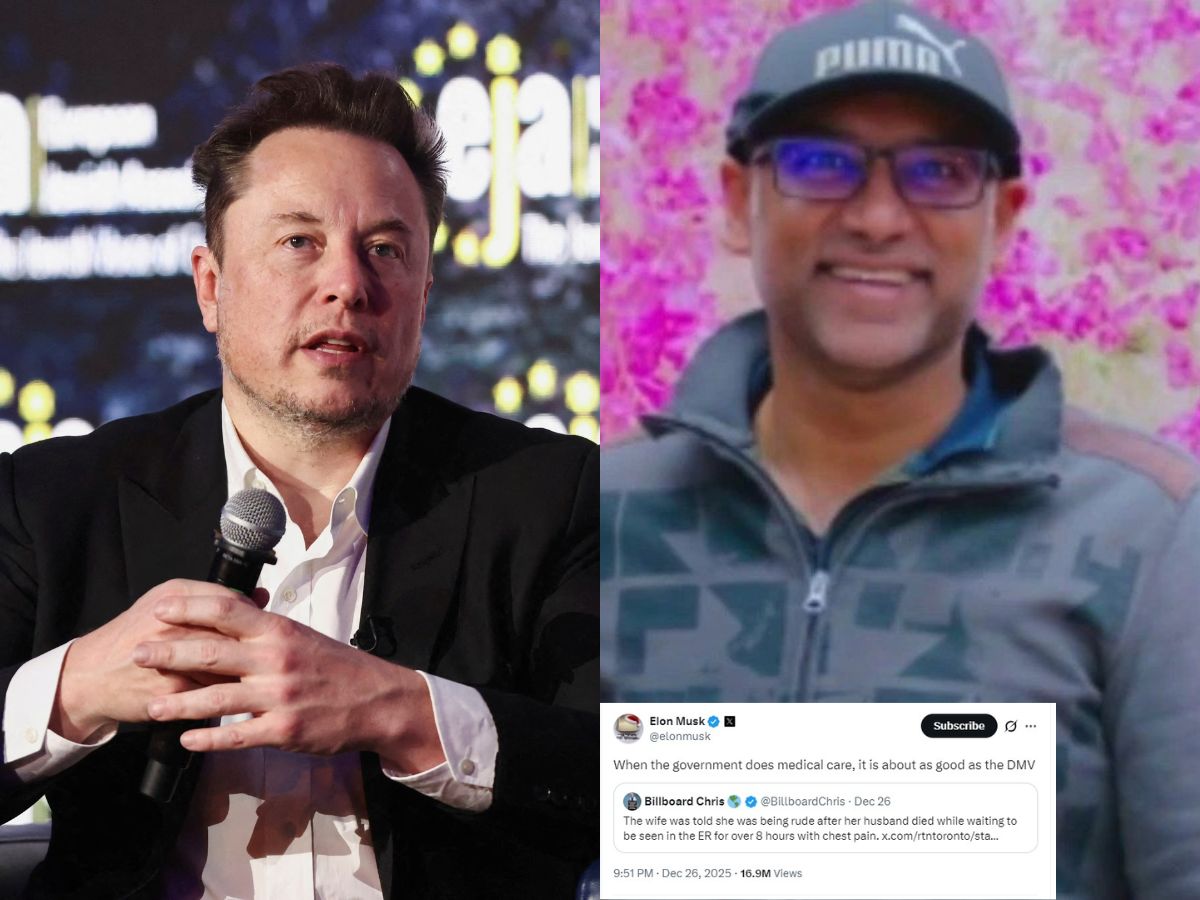 ‘As Good as the DMV’: Elon Musk Criticises Canadian Healthcare Over Death of Indian-Origin Man Prashant Sreekumar