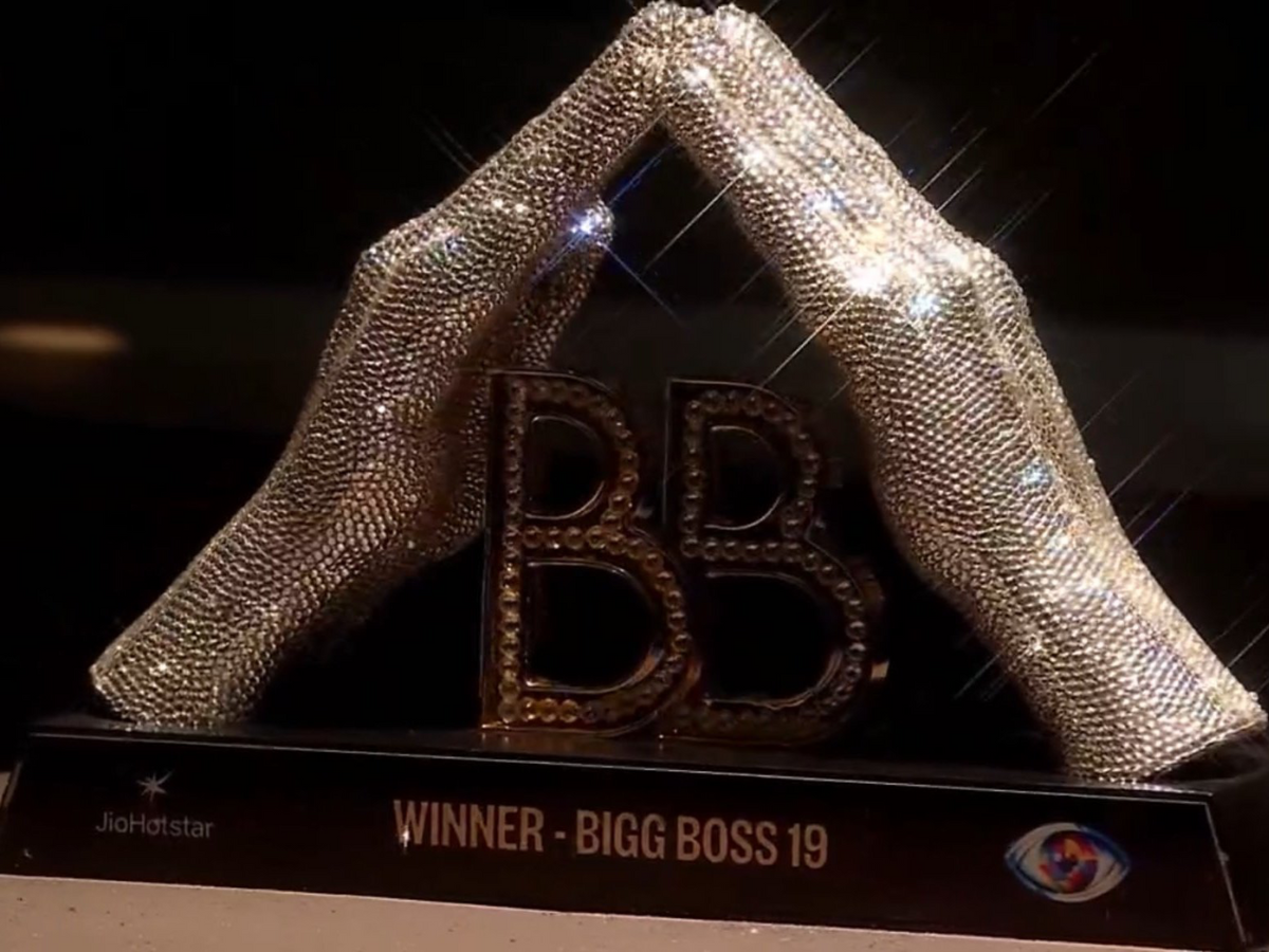 Bigg Boss 19 Trophy Unveiled: Diamond-Studded Award Awaits Top 5 Finalists on Grand Finale