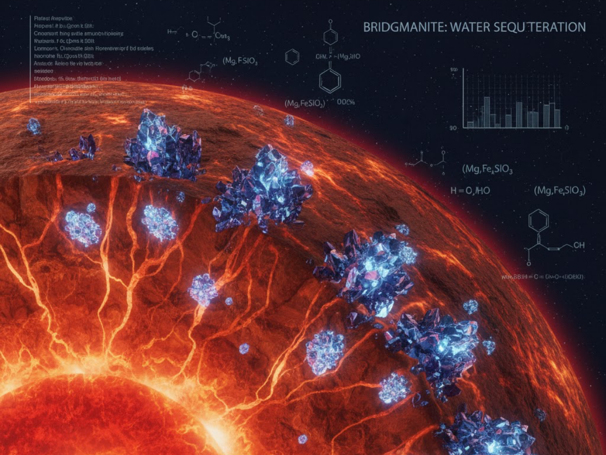 What is Bridgmanite Mineral? Scientists Discover Where Earth’s Water Was Hidden 4.6 Billion Years Ago