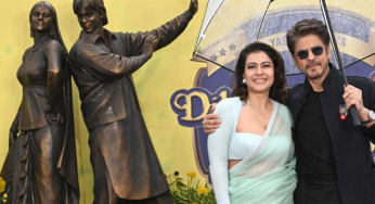 30 Years of DDLJ: Shah Rukh & Kajol Celebrate With Iconic Statue Tribute in London