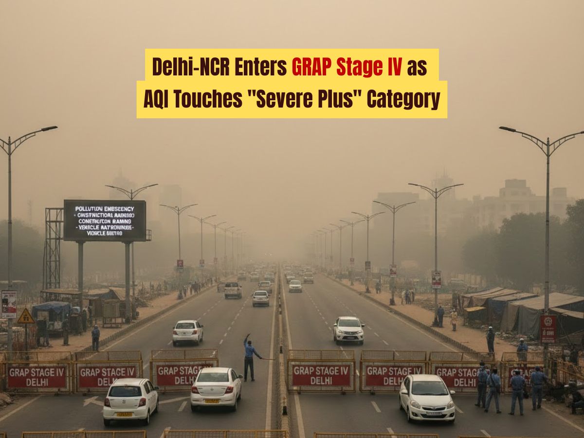 Delhi’s Air Quality Crisis: GRAP Stage IV Enforced with Immediate Effect | What Immediate Measures Include?