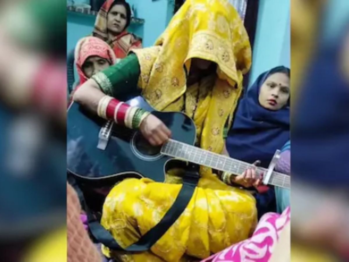 Who is the Ghoonghat Guitar Singer? Bride Tanya Stuns Guests With Soulful ‘Muh Dikhai’ Performance