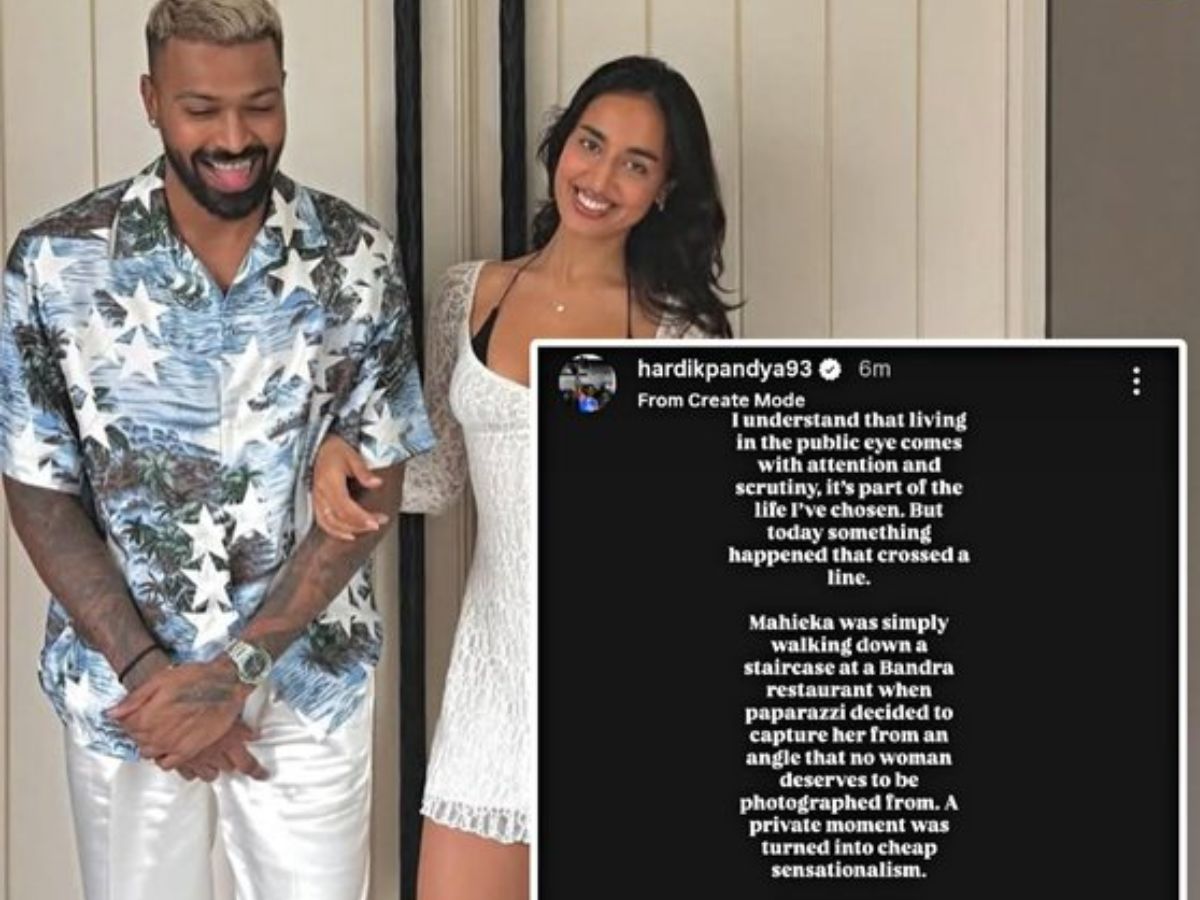 Hardik Pandya Calls Out Paparazzi for Crossing Boundaries with Mahieka Sharma