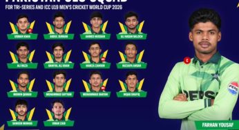 ICC U19 World Cup 2026: Pakistan Announces 15-Member Squad Ahead of Zimbabwe Tri-Series, Farhan Yousaf to Lead