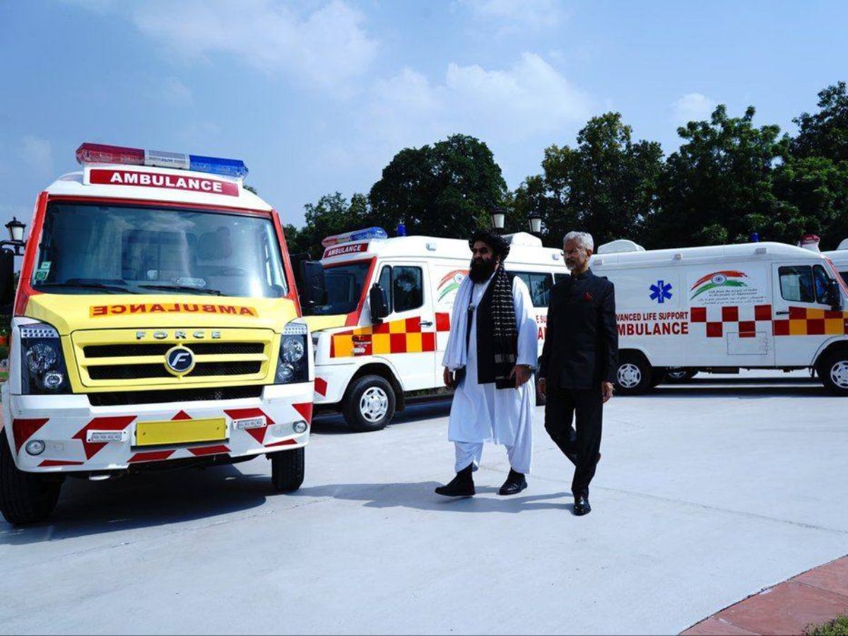 India Delivers 20 Ambulances to Afghanistan, Expands Healthcare Cooperation with Hospitals, Medical Equipment & Long-Term Aid Projects