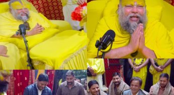 Rajpal Yadav Connects With Premanand Maharaj During His Visit to Vrindavan Ashram | WATCH