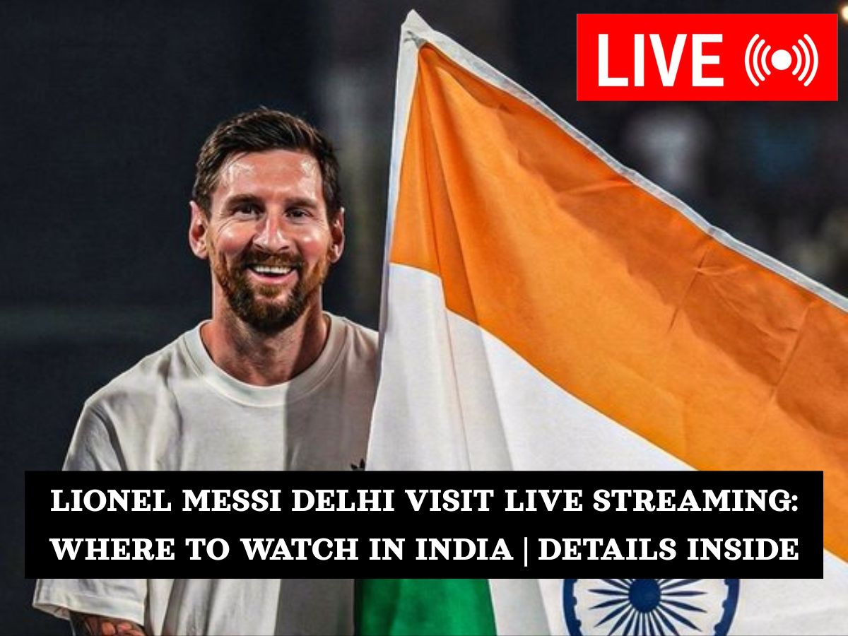 Lionel Messi Delhi Visit Live Streaming: Where to Watch in India | Details Inside