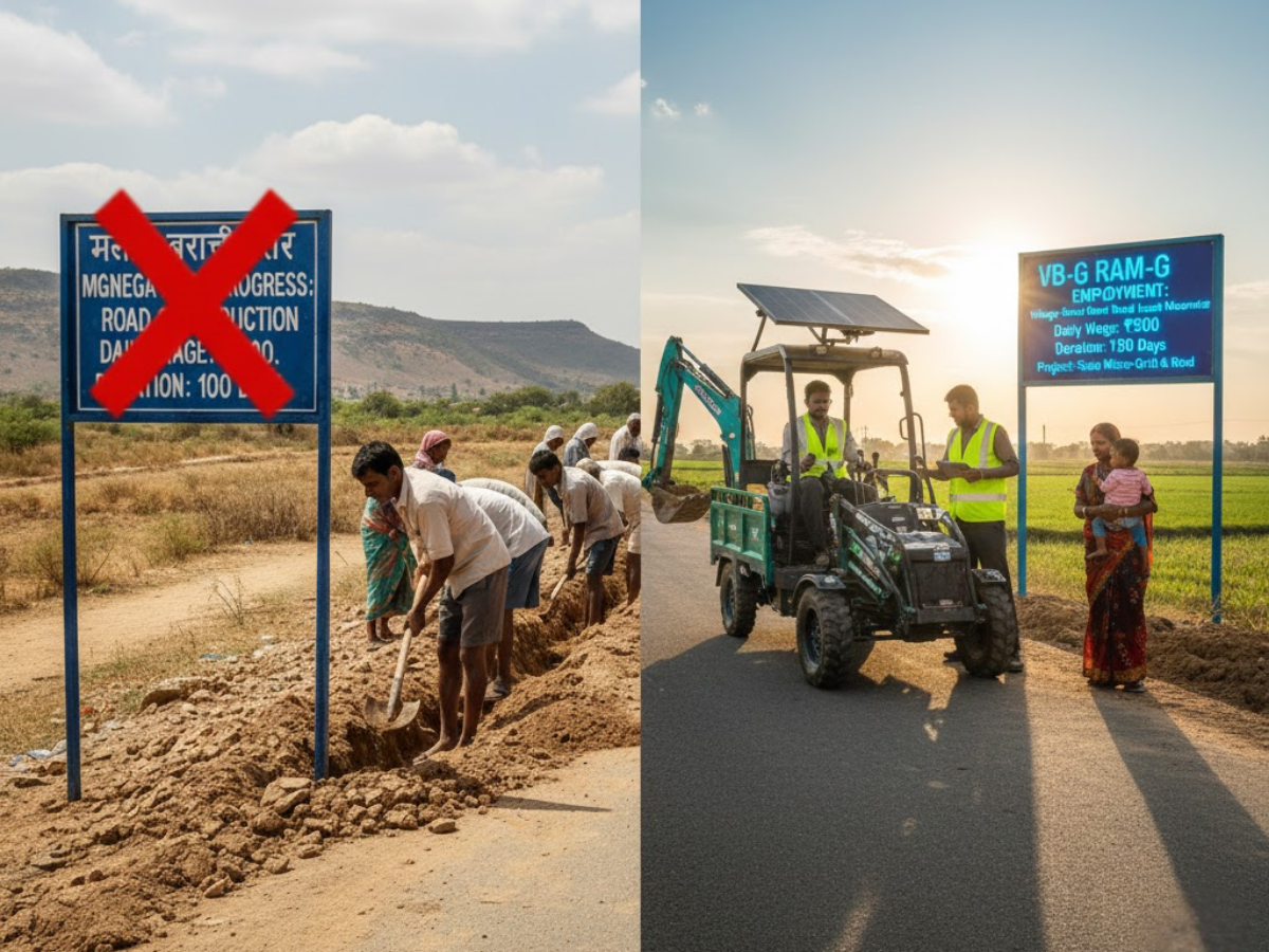 MGNREGA to VB-G RAM G Bill: What the New Rural Employment Law Means for Workers