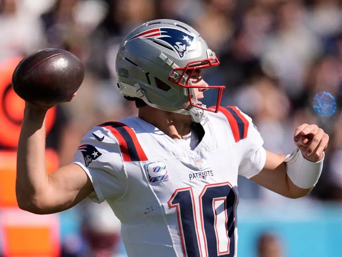 Drake Maye Matches Tom Brady Feat with Four First-Half TD Passes