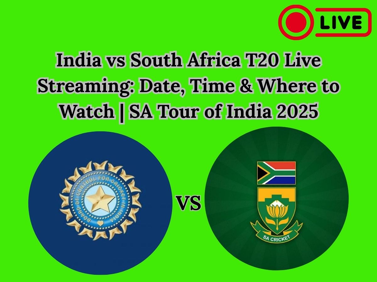 India vs South Africa T20 Live Streaming: Date, Time & Where to Watch | SA Tour of India 2025