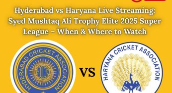 Hyderabad vs Haryana Live Streaming: Syed Mushtaq Ali Trophy Elite 2025 Super League – When & Where to Watch