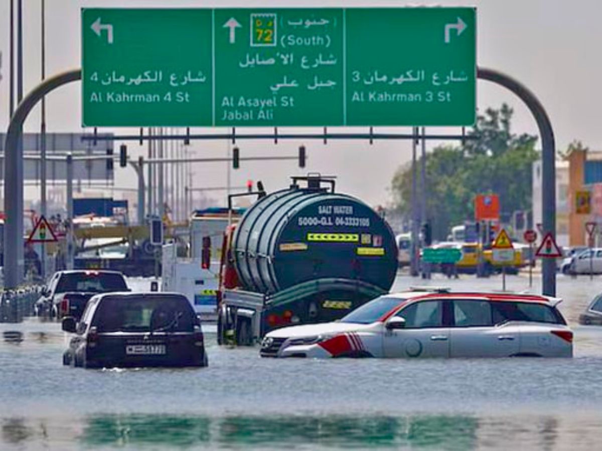 Watch | UAE Hit by Rare Rainstorm: Dozens of Flights Cancelled, Airport Affected, Roads Flooded Across Dubai & Sharja