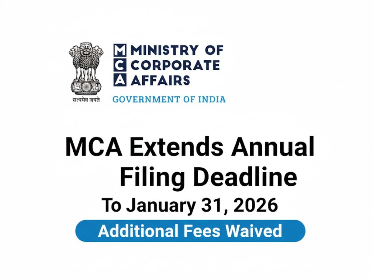 MCA Extends Annual Filing Deadline to January 31, 2026, Waives Additional Fees