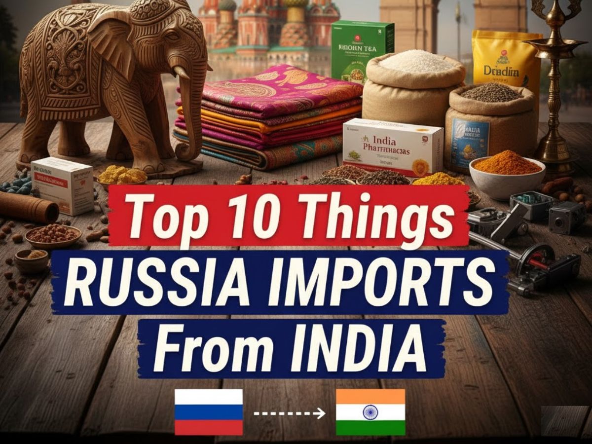 Top 10 Things Russia Import from India? From Pharmaceuticals, Machinery to Food Items