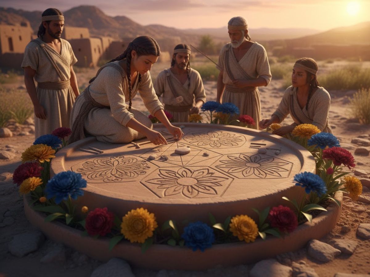 Prehistoric Flowers Show Halafian Culture Knew Advanced Math Before Numbers Existed