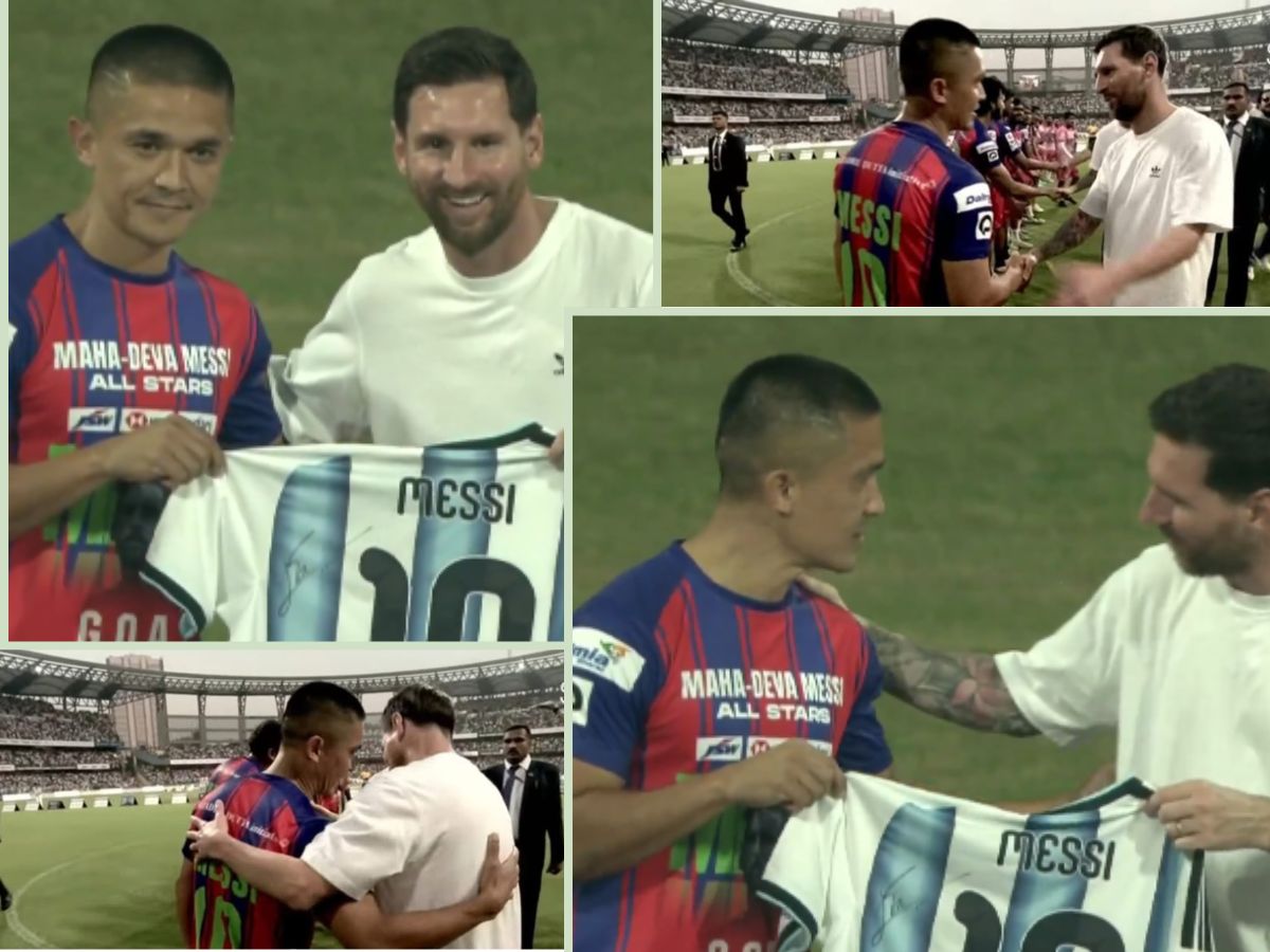 GOAT Meets India’s Pride: Lionel Messi’s Heartwarming Gift to Sunil Chhetri Steals the Show in Mumbai