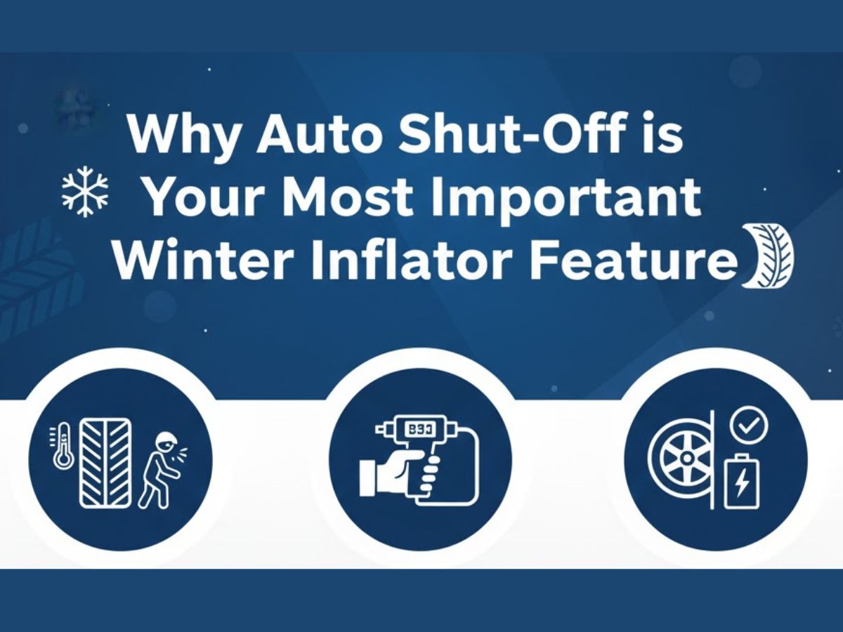 Winter Tyre Care: Why Auto Shut-Off is Your Most Important Winter Inflator Feature