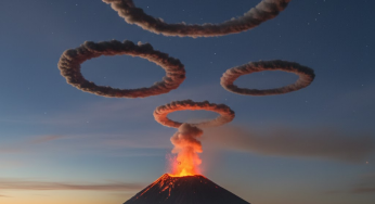 Volcano Blows Perfect Smoke Rings: What is the Science Behind the Spectacle?