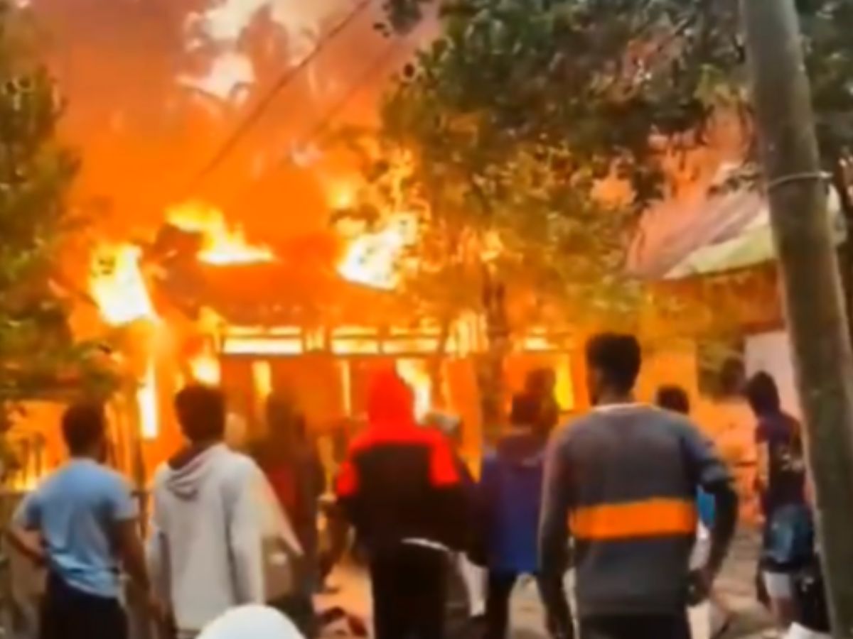 Hindu Family’s Home Burned in Bangladesh Amid Rising Violence Against Minorities