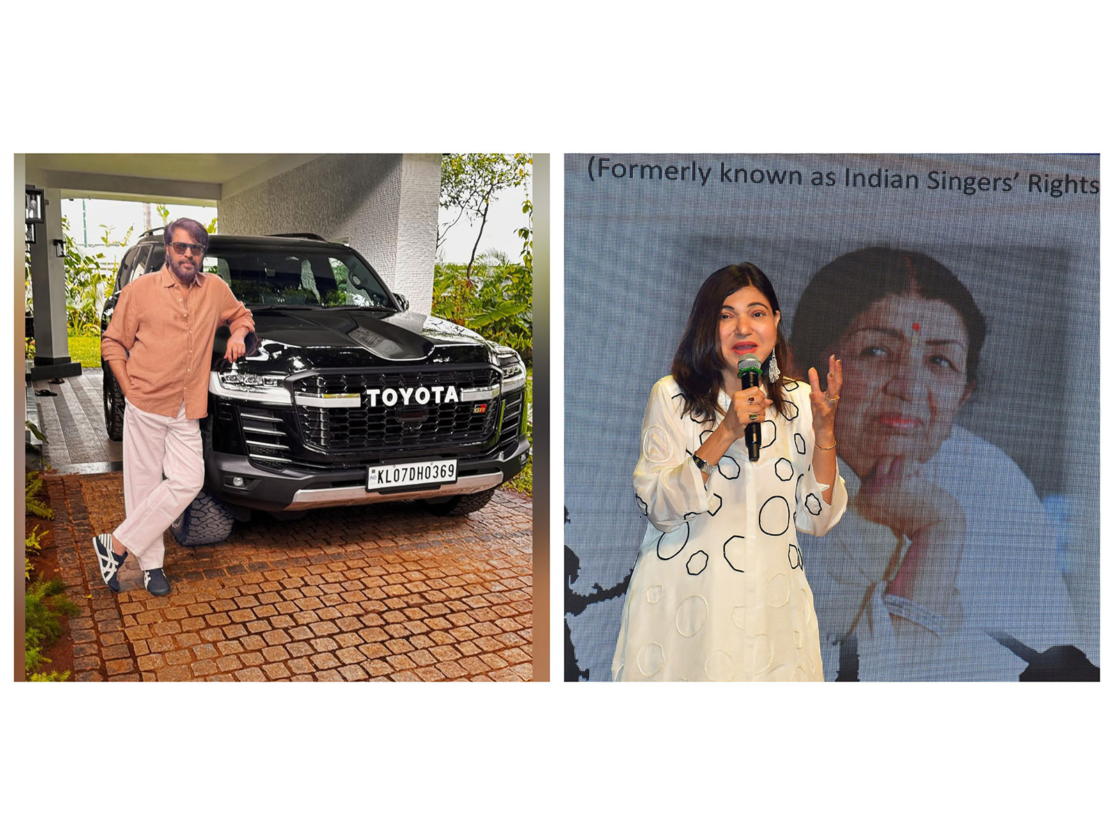 ‘Padma Bhushan’ for Mammootty, Alka Yagnik announced