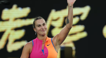 Two time champion Sabalenka moves into second round