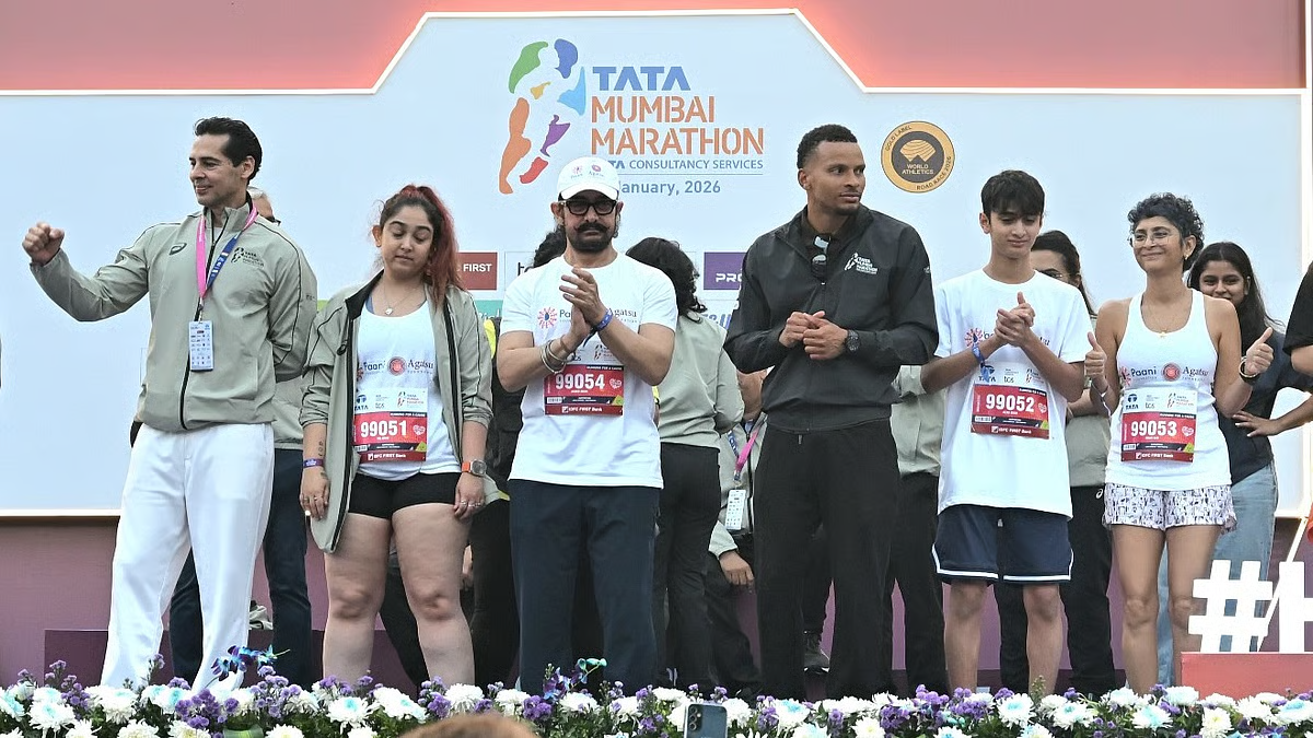 Aamir Khan joins Tata Mumbai Marathon 2026