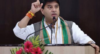 SCINDIA LAYS FOUNDATION STONES FOR 8 PROJECTS WORTH RS 365 CRORE IN TRIPURA