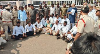 YSRCP stages protest at DGP office over dalit activist Salman’s murder